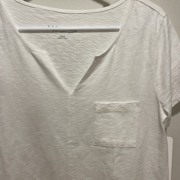 NWT Soft Surroundings Metaphor Tshirt White Small - Picture 3 of 7